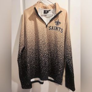 NFL Saints quarter zip